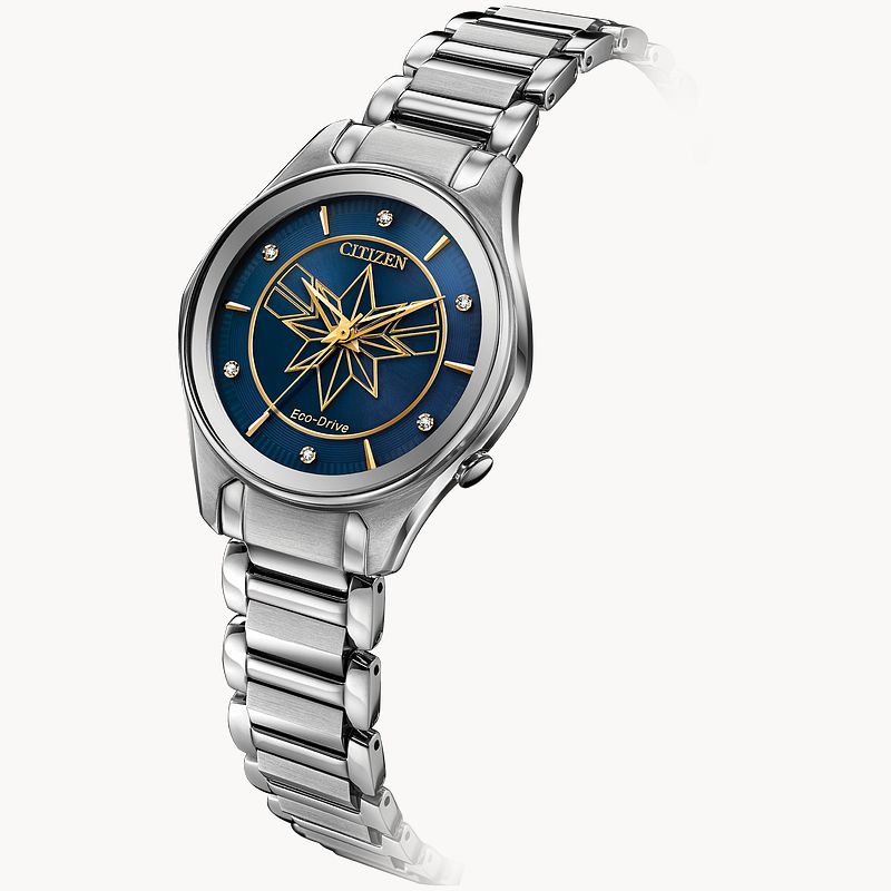 Citizen Captain Marvel Eco Drive Blue Dial Watch CITIZEN